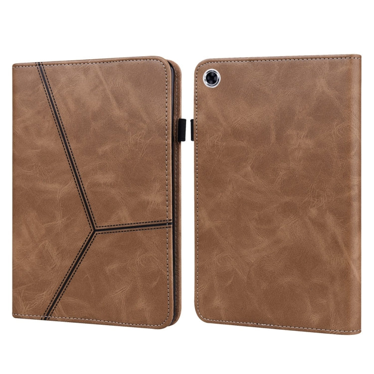 Custodia per tablet in pelle goffrata a righe tinta unita, For Samsung Galaxy Tab S9+ / S9 FE+, For Samsung Galaxy Tab S9 / S9 FE, For Samsung Galaxy Tab A9+, For Samsung Galaxy Tab A9