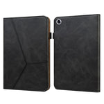 Custodia per tablet in pelle goffrata a righe tinta unita, For Samsung Galaxy Tab S9+ / S9 FE+, For Samsung Galaxy Tab S9 / S9 FE, For Samsung Galaxy Tab A9+, For Samsung Galaxy Tab A9