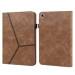 Custodia per tablet in pelle goffrata a righe tinta unita, For Samsung Galaxy Tab S9+ / S9 FE+, For Samsung Galaxy Tab S9 / S9 FE, For Samsung Galaxy Tab A9+, For Samsung Galaxy Tab A9