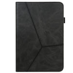 Custodia per tablet in pelle goffrata a righe tinta unita, For Samsung Galaxy Tab S9+ / S9 FE+, For Samsung Galaxy Tab S9 / S9 FE, For Samsung Galaxy Tab A9+, For Samsung Galaxy Tab A9