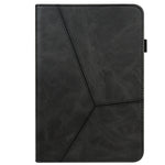 Custodia per tablet in pelle goffrata a righe tinta unita, For Samsung Galaxy Tab S7 / S8