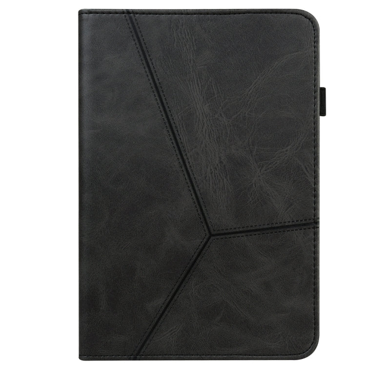 Custodia per tablet in pelle goffrata a righe tinta unita, For Samsung Galaxy Tab S7 / S8