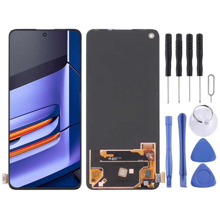 Schermo LCD AMOLED originale con digitalizzatore assemblaggio completo, For Realme 12+ RMX3867, For Realme 12 Pro RMX3842, For Realme 12 Pro+ RMX3840, For Realme Narzo 60 Pro, For Realme Narzo 60, For Realme 11 Pro RMX3771