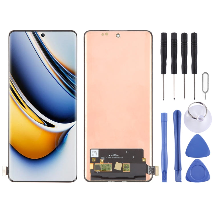 Schermo LCD AMOLED originale con digitalizzatore assemblaggio completo, For Realme 12+ RMX3867, For Realme 12 Pro RMX3842, For Realme 12 Pro+ RMX3840, For Realme Narzo 60 Pro, For Realme Narzo 60, For Realme 11 Pro RMX3771