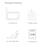 Telecamera baby monitor wireless con visione notturna 4,5 pollici
