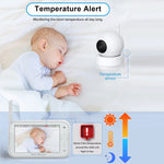 Telecamera baby monitor wireless con visione notturna 4,5 pollici