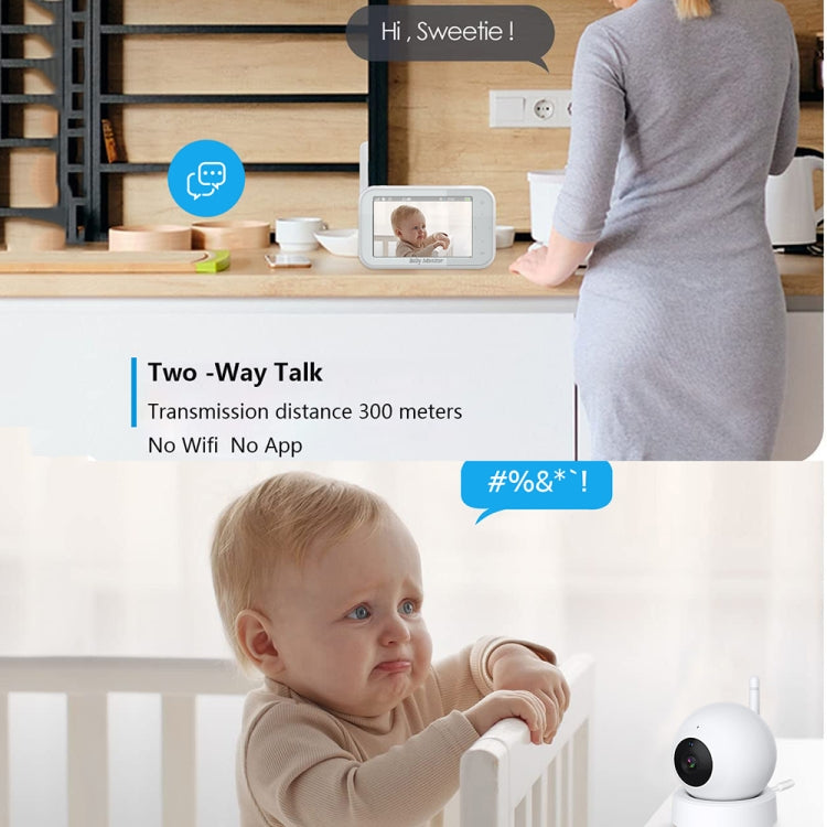 Telecamera baby monitor wireless con visione notturna 4,5 pollici