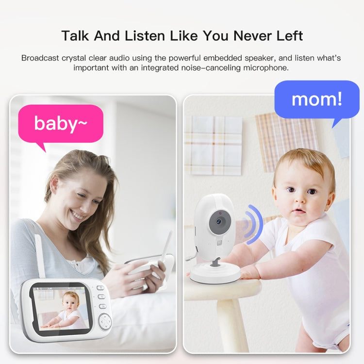 Telecamera baby monitor wireless con visione notturna 3,5"