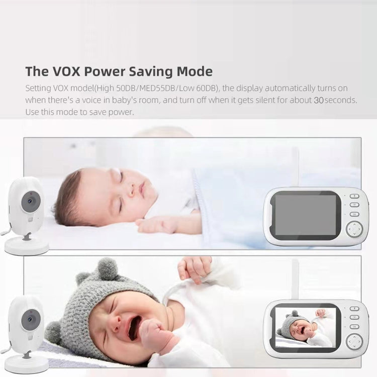 Telecamera baby monitor wireless con visione notturna 3,5"