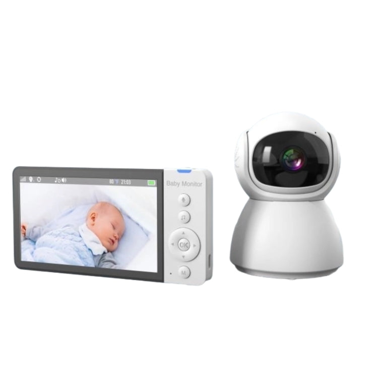 ABM700 Telecamera di sicurezza per baby monitor con visione notturna video wireless da 5 pollici, ABM700