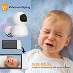 ABM700 Telecamera baby monitor wireless con visione notturna 5"