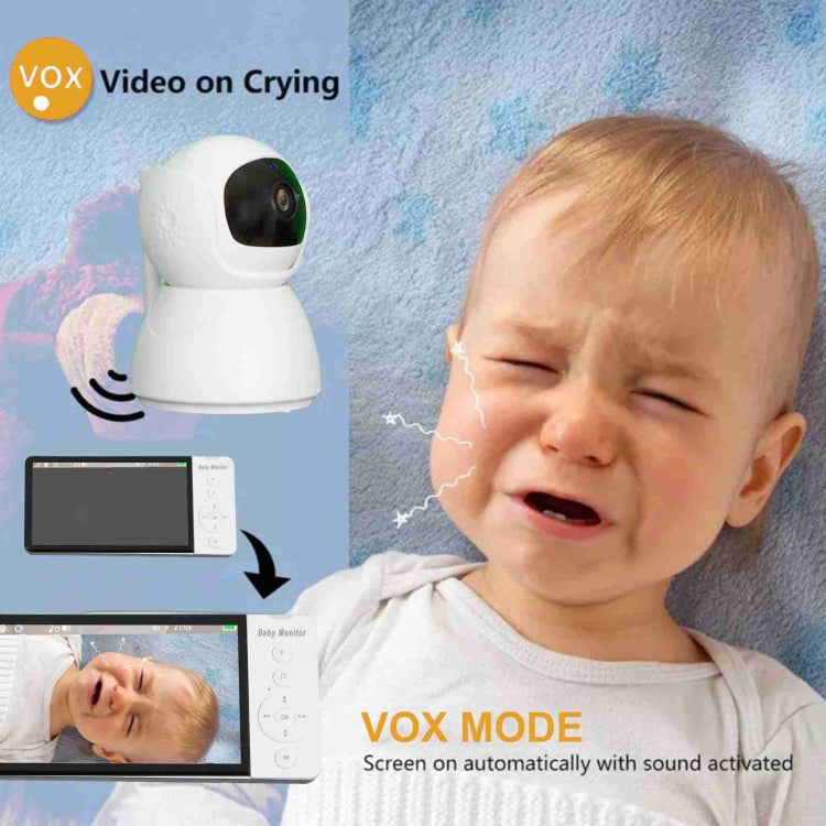 ABM700 Telecamera baby monitor wireless con visione notturna 5"