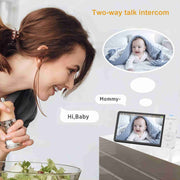 ABM700 Telecamera di sicurezza per baby monitor con visione notturna video wireless da 5 pollici, ABM700