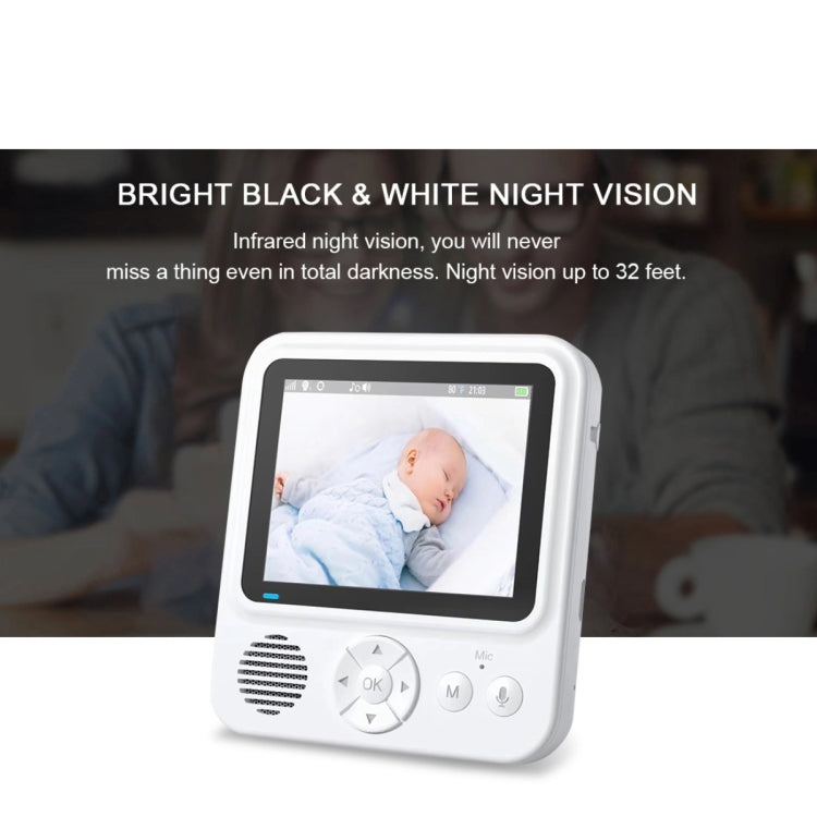 Telecamera baby monitor wireless con visione notturna 2,8 pollici