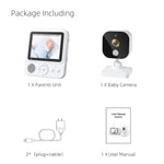 Telecamera baby monitor wireless con visione notturna 2,8 pollici