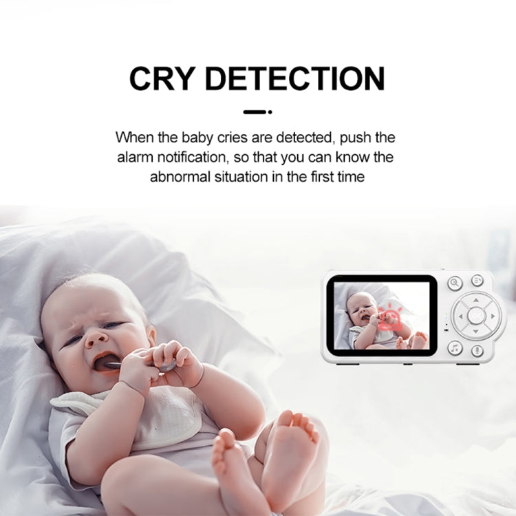 Telecamera baby monitor wireless 2,8" con visione notturna