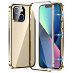 Custodia magnetica per telefono in vetro temperato HD con doppia fibbia, For iPhone 13, For iPhone 12, For iPhone 12 Pro Max, For iPhone 12 Pro