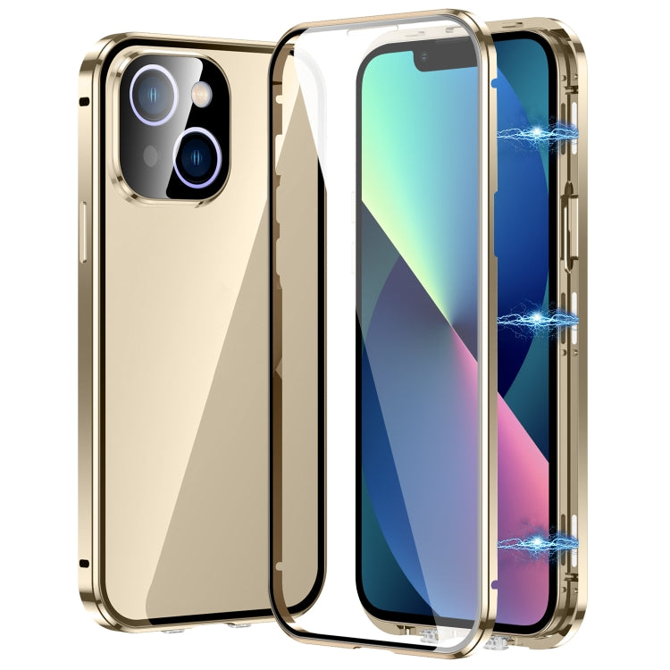 Custodia magnetica per telefono in vetro temperato HD con doppia fibbia, For iPhone 13, For iPhone 12, For iPhone 12 Pro Max, For iPhone 12 Pro
