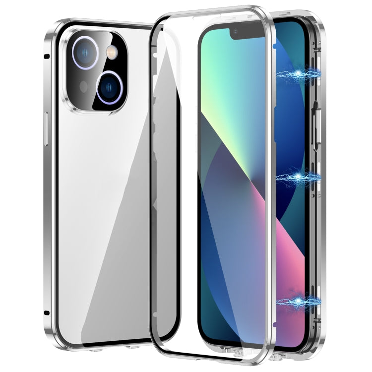 Custodia magnetica per telefono in vetro temperato HD con doppia fibbia, For iPhone 13, For iPhone 12, For iPhone 12 Pro Max, For iPhone 12 Pro