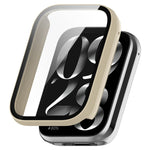 Custodia protettiva per orologio integrata in PC + pellicola in vetro temperato, For Xiaomi Mi Band 8 Pro