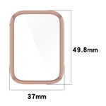 Custodia protettiva per orologio integrata in PC + pellicola in vetro temperato, For Xiaomi Mi Band 8 Pro