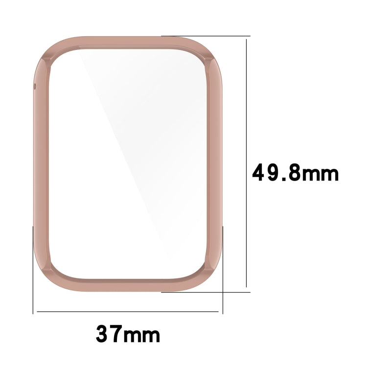 Custodia protettiva per orologio integrata in PC + pellicola in vetro temperato, For Xiaomi Mi Band 8 Pro