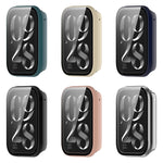 Custodia protettiva per orologio integrata in PC + pellicola in vetro temperato, For Xiaomi Mi Band 8 Pro