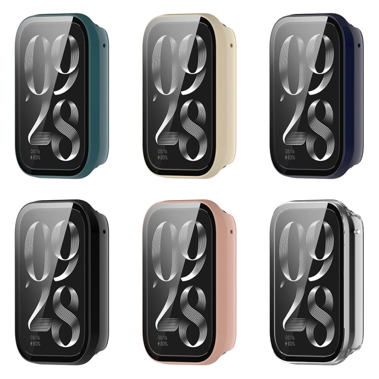 Custodia protettiva per orologio integrata in PC + pellicola in vetro temperato, For Xiaomi Mi Band 8 Pro