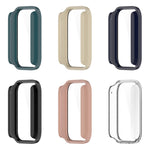Custodia protettiva per orologio integrata in PC + pellicola in vetro temperato, For Xiaomi Mi Band 8 Pro