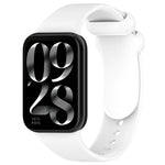 Cinturino per orologio in silicone con fibbia nera tinta unita, For Xiaomi Band 10 Pro / Redmi Watch 6 / 5