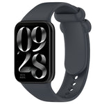 Cinturino per orologio in silicone con fibbia nera tinta unita, For Xiaomi Band 10 Pro / Redmi Watch 6 / 5