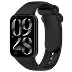 Cinturino per orologio in silicone con fibbia nera tinta unita, For Xiaomi Band 10 Pro / Redmi Watch 6 / 5