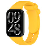 Cinturino per orologio in silicone con fibbia nera tinta unita, For Xiaomi Band 10 Pro / Redmi Watch 6 / 5