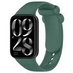 Cinturino per orologio in silicone con fibbia nera tinta unita, For Xiaomi Band 10 Pro / Redmi Watch 6 / 5