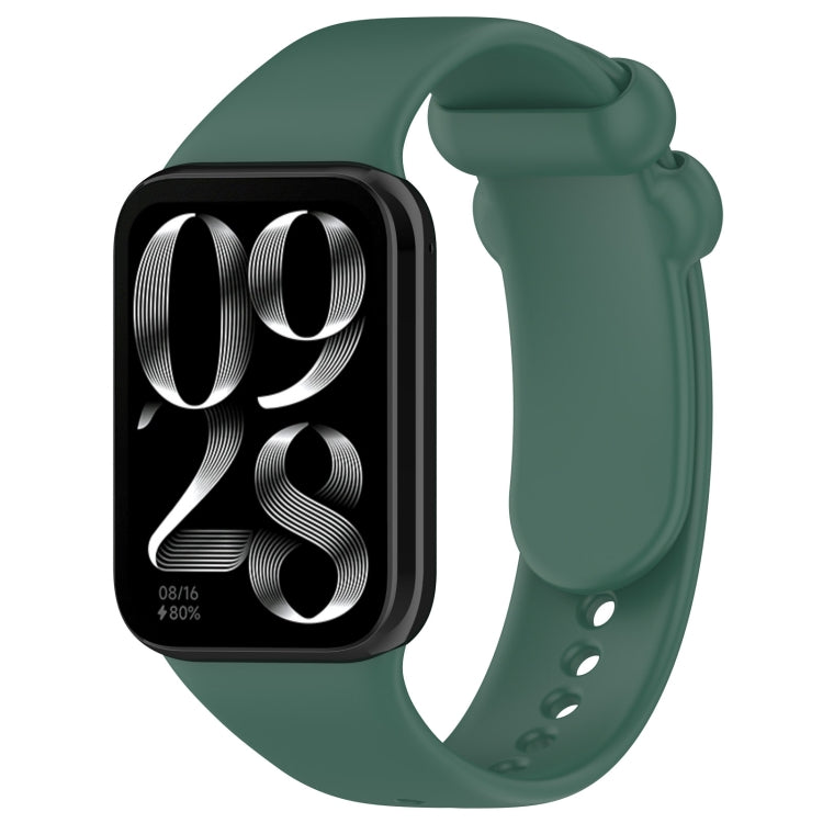 Cinturino per orologio in silicone con fibbia nera tinta unita, For Xiaomi Band 10 Pro / Redmi Watch 6 / 5