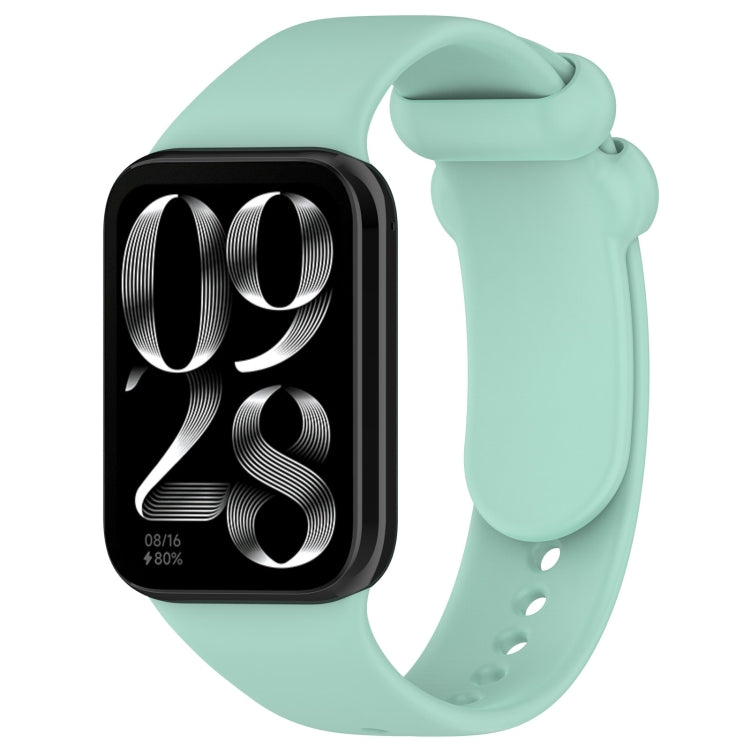 Cinturino per orologio in silicone con fibbia nera tinta unita, For Xiaomi Band 10 Pro / Redmi Watch 6 / 5