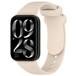 Cinturino per orologio in silicone con fibbia nera tinta unita, For Xiaomi Band 10 Pro / Redmi Watch 6 / 5