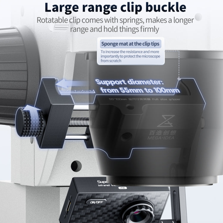 Rilevata termocamera a infrarossi per microscopio Mega-Idea Super IR Cam Mini S per scheda madre