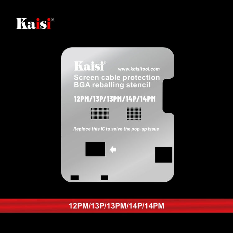 Kaisi IC BGA Reballing Stencil for iPhone 11 to 14 Pro Max LCD Screen