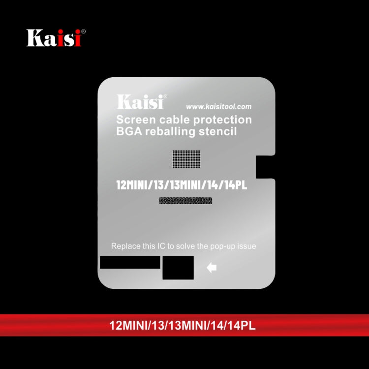 Kaisi IC BGA Reballing Stencil for iPhone 11 to 14 Pro Max LCD Screen