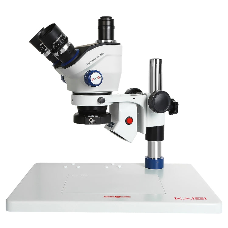 Kaisi TX-350E Ver1.2 7X-50X Zoom Stereo Microscope with Large Base, Kaisi TX-350E