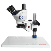 Microscopio stereo con zoom Kaisi TX-350E Ver1.2 7X-50X con base grande, Kaisi TX-350E