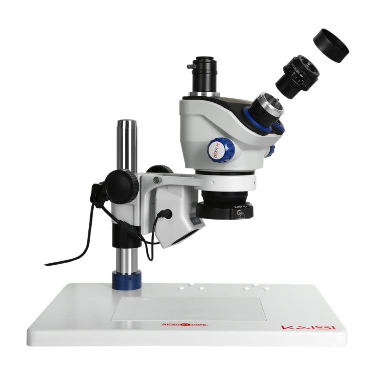 Kaisi TX-350E Ver1.2 7X-50X Zoom Stereo Microscope with Large Base, Kaisi TX-350E