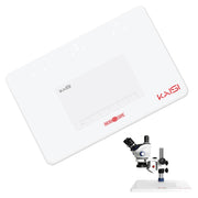 Microscopio stereo con zoom Kaisi TX-350E Ver1.2 7X-50X con base grande, Kaisi TX-350E