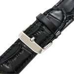 Cinturino da polso in pelle con texture coccodrillo, For Apple Watch Series 7 45mm / 6 & SE & 5 & 4 44mm / 3 & 2 & 1 42mm, For Apple Watch Ultra 49mm / Series 8&7 45mm / SE 2&6&SE&5&4 44mm / 3&2&1 42mm                                                   ...