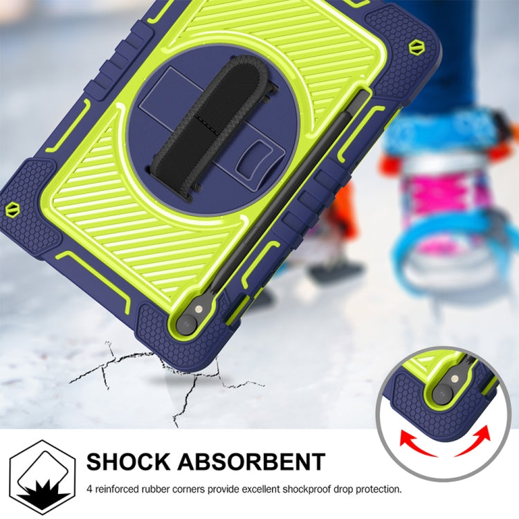 Custodia per tablet in silicone a contrasto per PC con rotazione di 360 gradi, For Samsung Galaxy Tab S9, For Samsung Galaxy Tab S9+