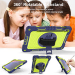 Custodia per tablet in silicone a contrasto per PC con rotazione di 360 gradi, For Samsung Galaxy Tab S9, For Samsung Galaxy Tab S9+