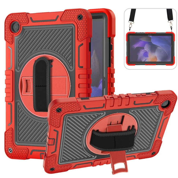 Custodia per tablet in silicone a contrasto per PC con rotazione di 360 gradi, For Samsung Galaxy Tab A11+, For Samsung Galaxy Tab A11, For Samsung Galaxy Tab A9+, For Samsung Galaxy Tab A9