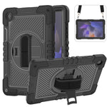 Custodia per tablet in silicone a contrasto per PC con rotazione di 360 gradi, For Samsung Galaxy Tab A11+, For Samsung Galaxy Tab A11, For Samsung Galaxy Tab A9+, For Samsung Galaxy Tab A9