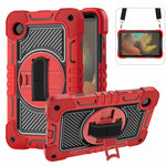 Custodia per tablet in silicone a contrasto per PC con rotazione di 360 gradi, For Samsung Galaxy Tab A11+, For Samsung Galaxy Tab A11, For Samsung Galaxy Tab A9+, For Samsung Galaxy Tab A9